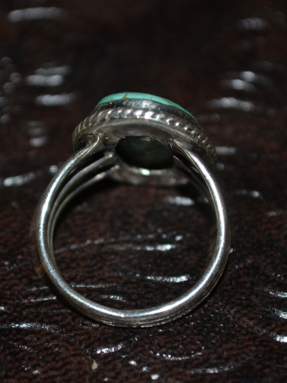 Kingman Turquoise Ring 925 NWOT - Picture 5 of 5